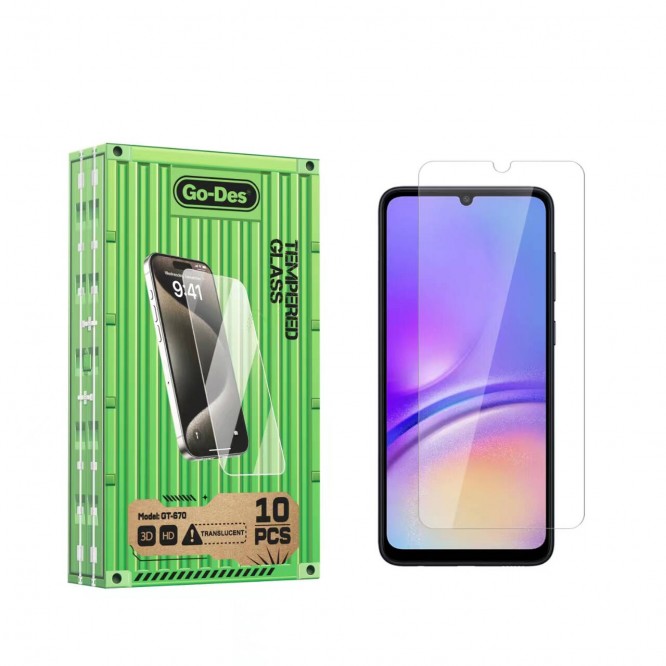 Galaxy A05 Go Des Parmak İzi Bırakmayan 9H Oleofobik Bom Glass Ekran Koruyucu 10'lu Paket