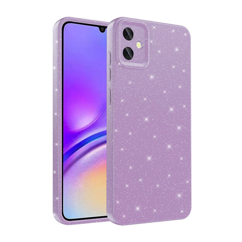 Galaxy A05 Kılıf Kamera Korumalı Simli Lüks Zore Koton Kapak