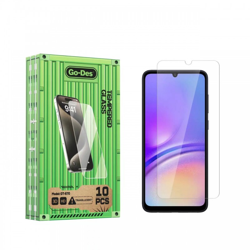 Galaxy A05S Go Des Parmak İzi Bırakmayan 9H Oleofobik Bom Glass Ekran Koruyucu 10'lu Paket