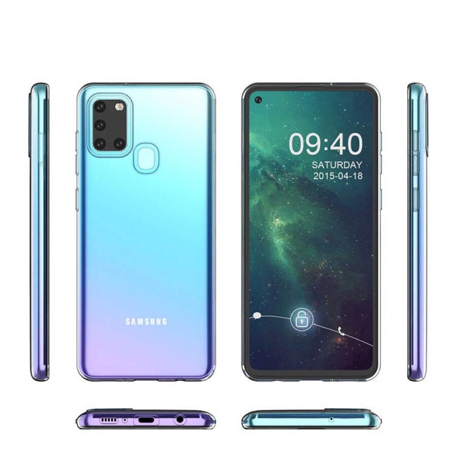 Galaxy A21S Kılıf Zore Süper Silikon Kapak