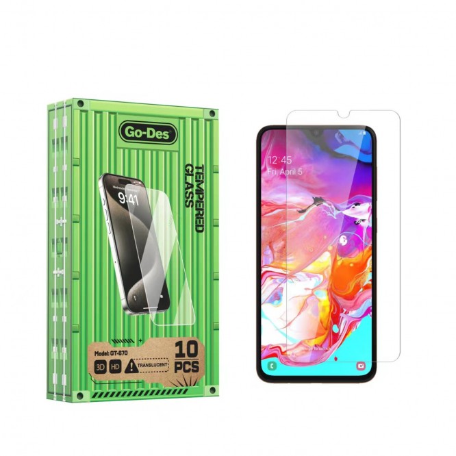 Galaxy A23 Go Des Parmak İzi Bırakmayan 9H Oleofobik Bom Glass Ekran Koruyucu 10'lu Paket