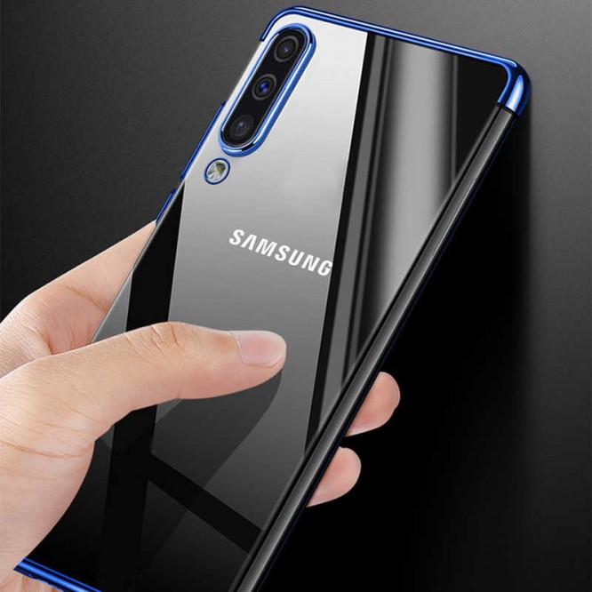 Galaxy A30S Kılıf Zore Dört Köşeli Lazer Silikon Kapak