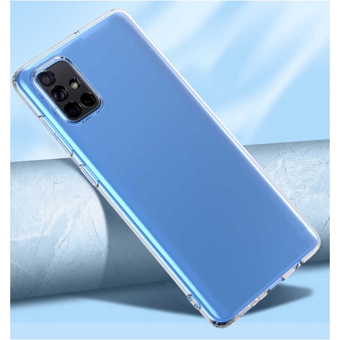 Galaxy A71 Kılıf Zore Kamera Korumalı Süper Silikon Kapak