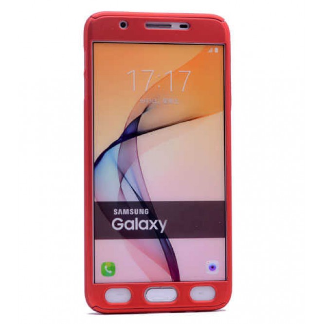 Galaxy J5 Prime Kılıf Zore 360 3 Parçalı Rubber Kapak