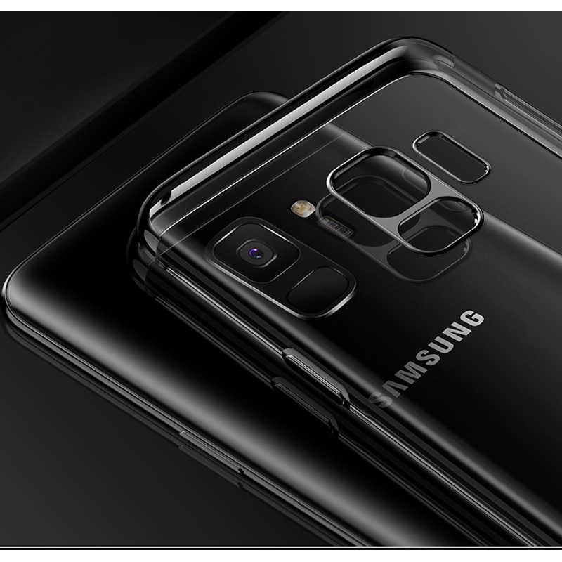 Galaxy J6 Kılıf Zore Dört Köşeli Lazer Silikon Kapak