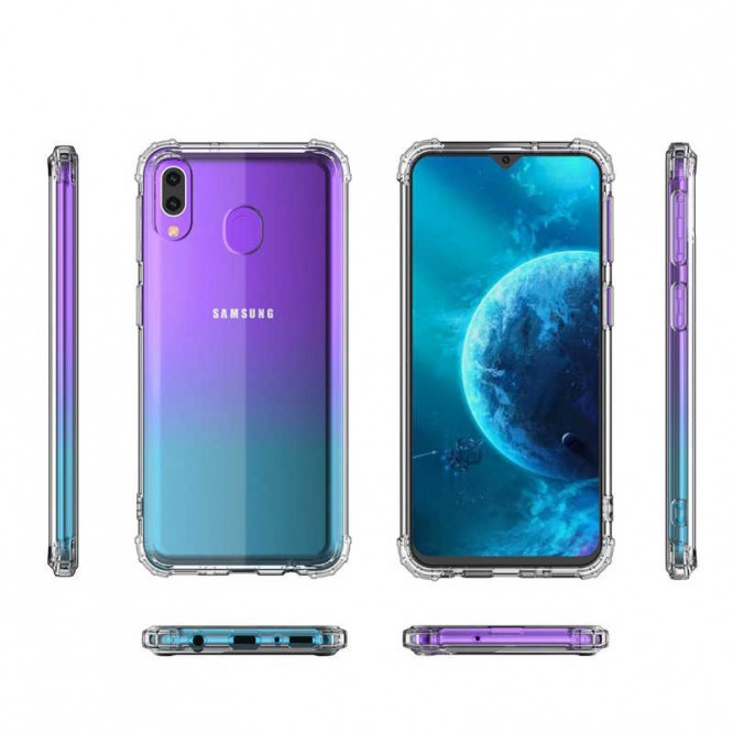 Galaxy M20 Kılıf Zore Nitro Anti Shock Silikon