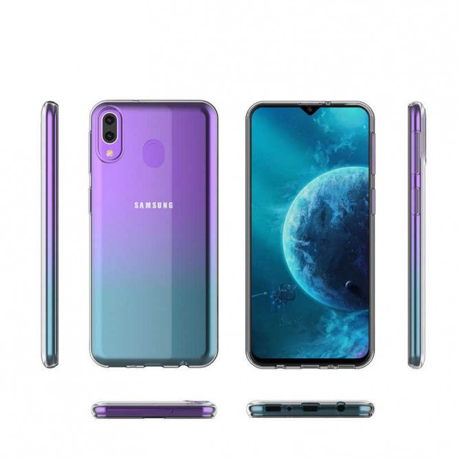 Galaxy M20 Kılıf Zore Ultra İnce Silikon Kapak 0.2 mm