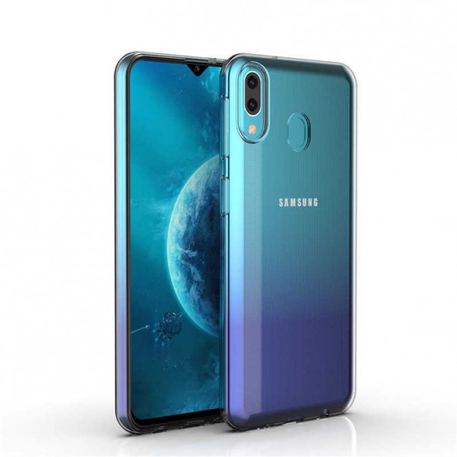 Galaxy M20 Kılıf Zore Ultra İnce Silikon Kapak 0.2 mm