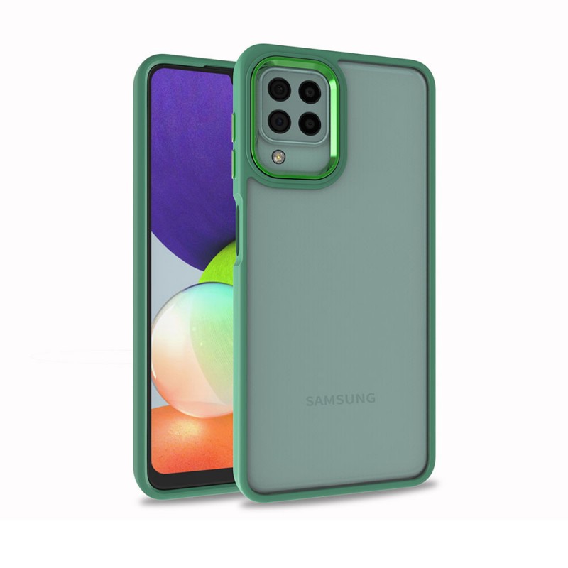 Galaxy M22 Kılıf Zore Flora Kapak