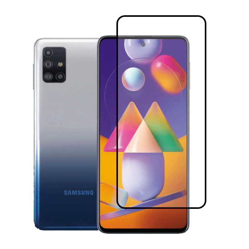 Galaxy M51 Zore Kenarları Kırılmaya Dayanıklı Cam Ekran Koruyucu