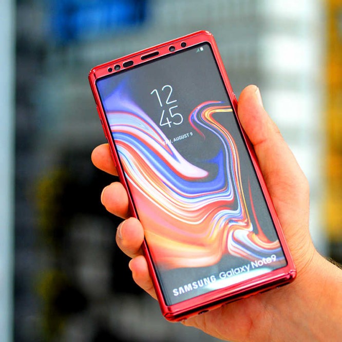 Galaxy Note 9 Kılıf 360 Aynalı Voero Koruma