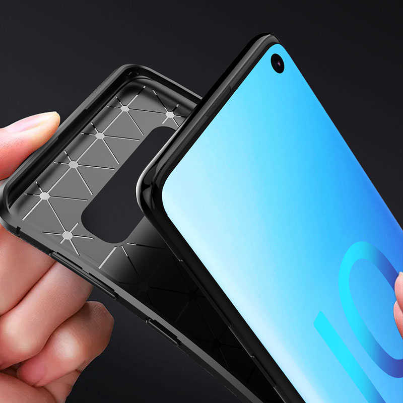 Galaxy S10 Kılıf Zore Negro Silikon Kapak