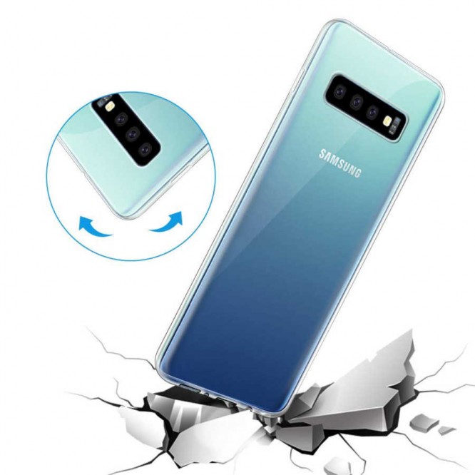 Galaxy S10 Kılıf Zore Ultra İnce Silikon Kapak 0.2 mm