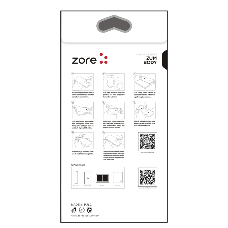 Galaxy S21 Zore Ön Arka Zum Body Ekran Koruyucu