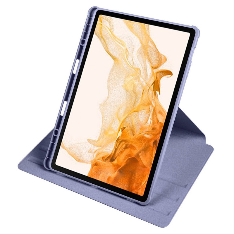 Galaxy Tab S10 Plus Kılıf Zore Termik Kalem Bölmeli Dönebilen Standlı Kılıf