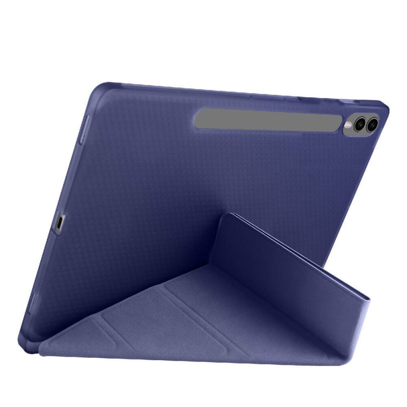 Galaxy Tab S10 Plus Kılıf Zore Tri Folding Kalem Bölmeli Standlı Kılıf