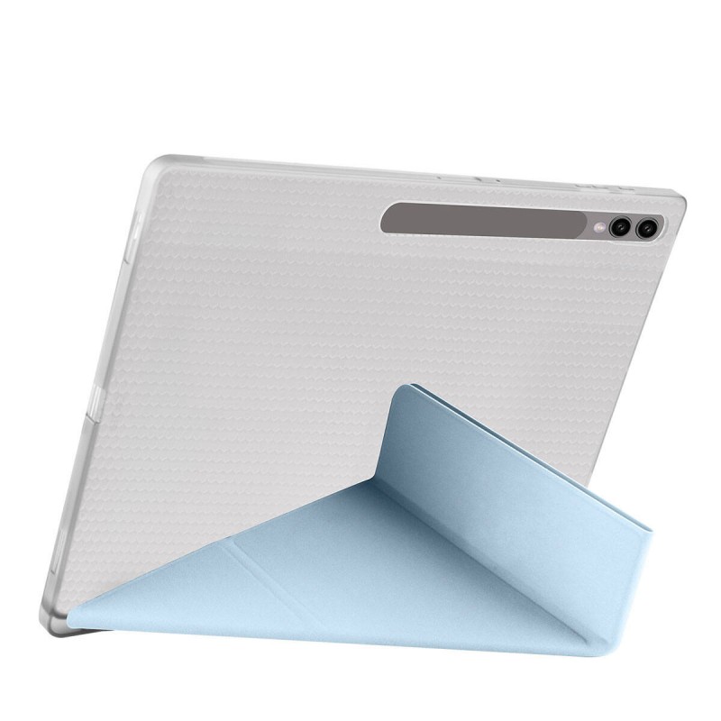 Galaxy Tab S10 Ultra Kılıf Zore Tri Folding Kalem Bölmeli Standlı Kılıf