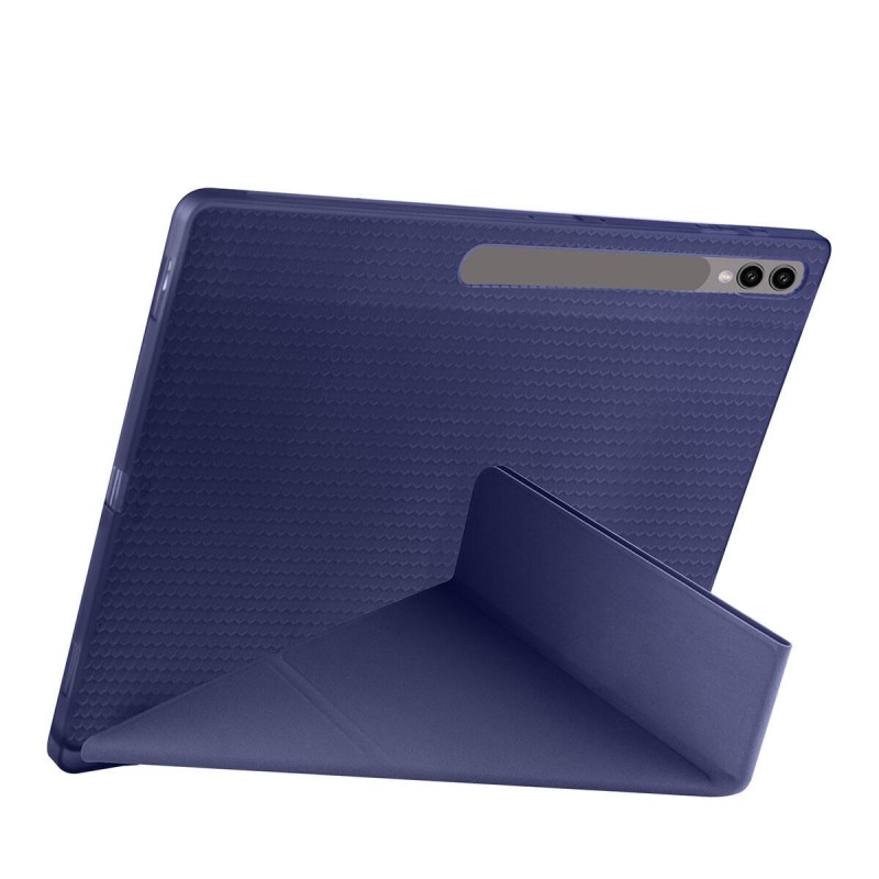 Galaxy Tab S10 Ultra Kılıf Zore Tri Folding Kalem Bölmeli Standlı Kılıf