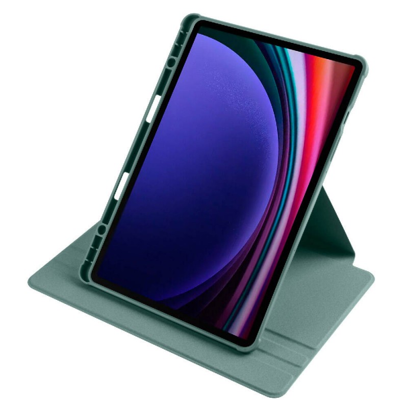 Galaxy Tab S9 Kılıf Zore Termik Kalem Bölmeli Dönebilen Standlı Kılıf