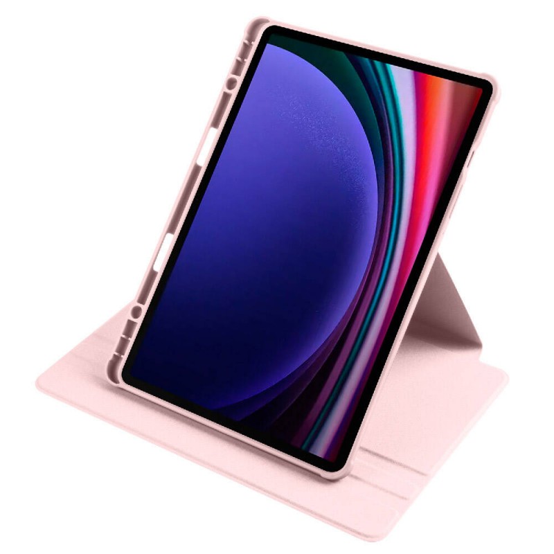 Galaxy Tab S9 Kılıf Zore Termik Kalem Bölmeli Dönebilen Standlı Kılıf