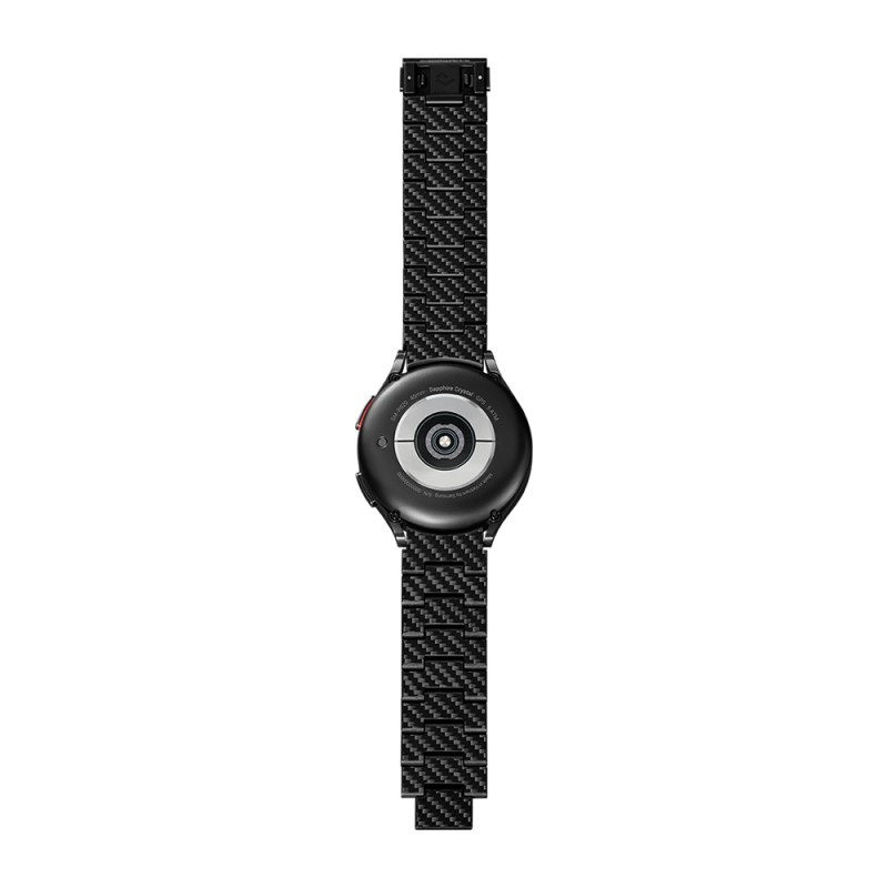 Galaxy Watch 4 40mm Karbon Fiber Pitaka Modern Serisi Black-Grey Twill Kordon