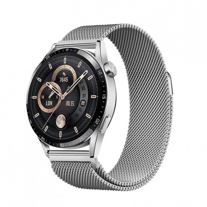 Galaxy Watch 42mm Zore Band-12 20mm Metal Hasır Kordon