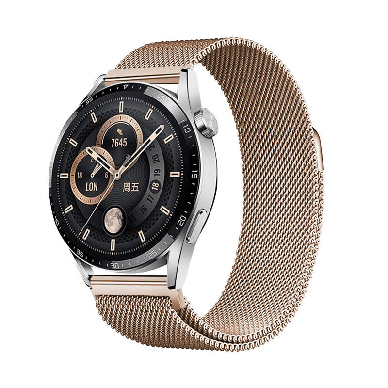 Galaxy Watch Active 2 40mm Zore Band-12 20mm Metal Hasır Kordon