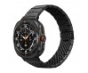 Galaxy Watch Ultra 47mm Serisi Uyumlu Karbon Fiber Pitaka Modern Serisi Black-Grey Twill Kordon