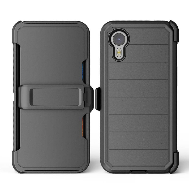 Galaxy XCover7 Pro Kılıf Zore Double Clip Kapak