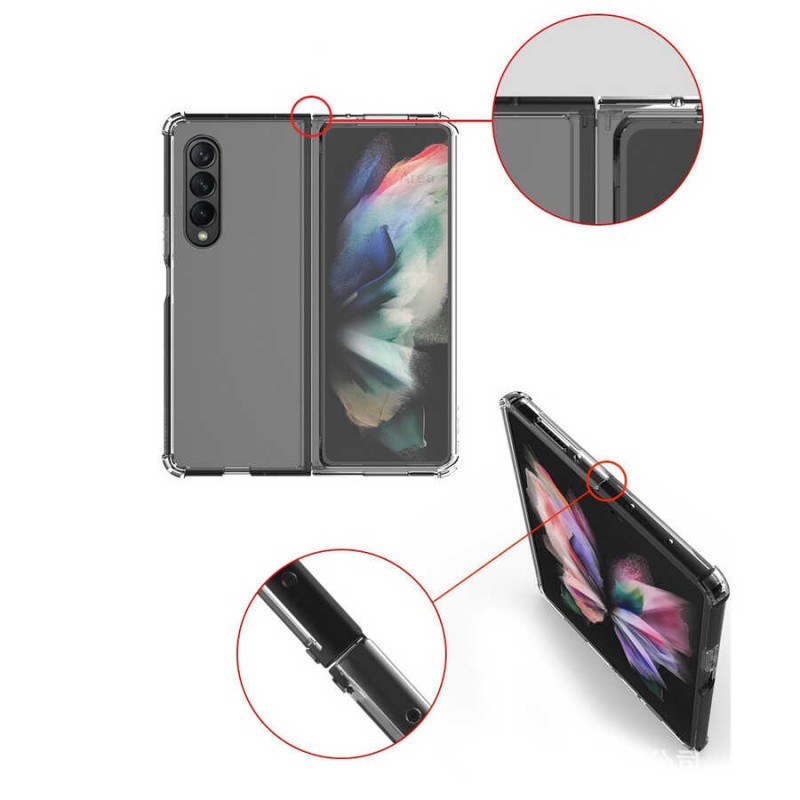 Galaxy Z Fold 3 Kılıf Zore Nitro Anti Shock Silikon