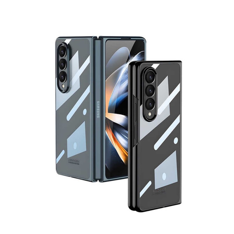 Galaxy Z Fold 4 Kılıf Zore Full Camlı Kıpta Kapak