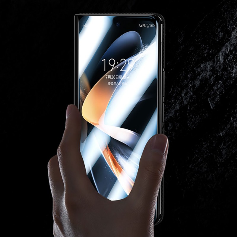 Galaxy Z Fold 5 Benks Combo Üçlü Aksesuar Seti (600D Kevlar Kapak + Corning Ekran Koruyucu + Kamera Lens Koruyucu)