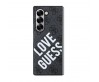 Galaxy Z Fold 6 Kılıf Guess Orjinal Lisanslı Love Guess Printing Kapak