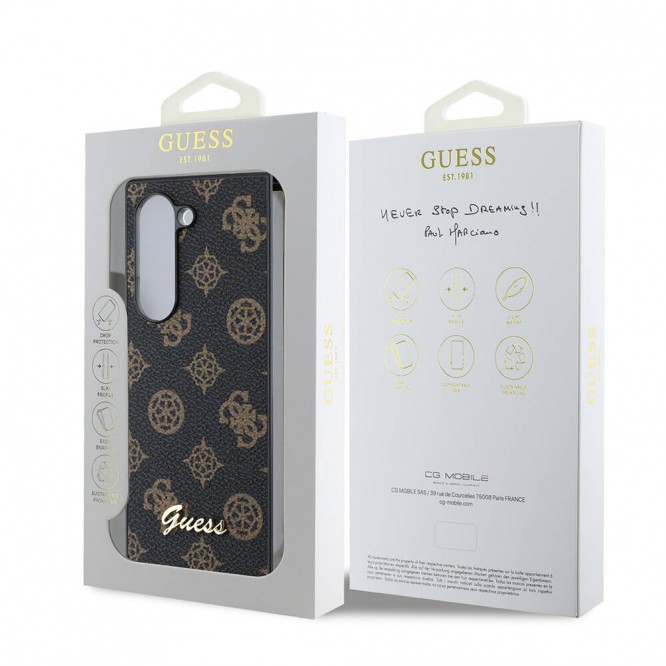 Galaxy Z Fold 6 Kılıf Guess Orjinal Lisanslı Peony Script Kapak