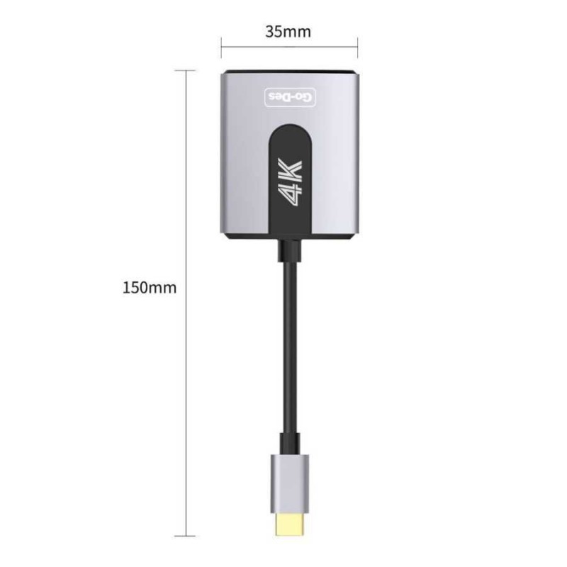 Go Des GD-8279 Usb-C Av Kablo