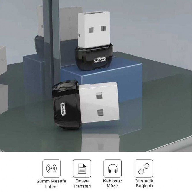 Go Des GD-BT113 USB Bluetooth Adaptör