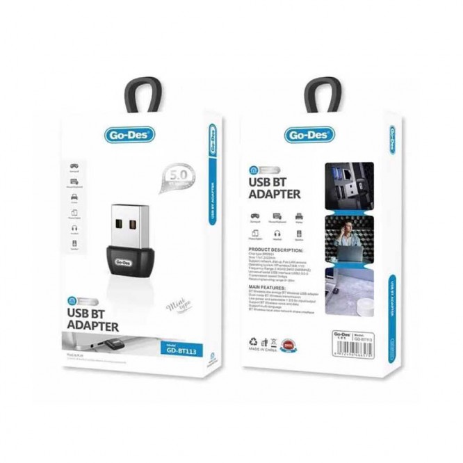 Go Des GD-BT113 USB Bluetooth Adaptör