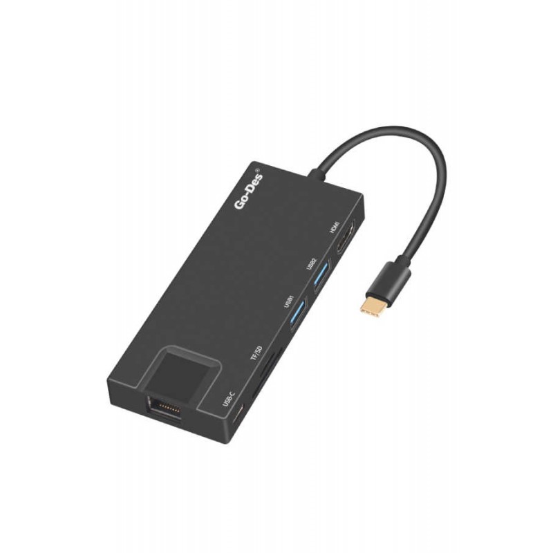 Go Des GD-DK828 7 in 1 Usb-C Kablo