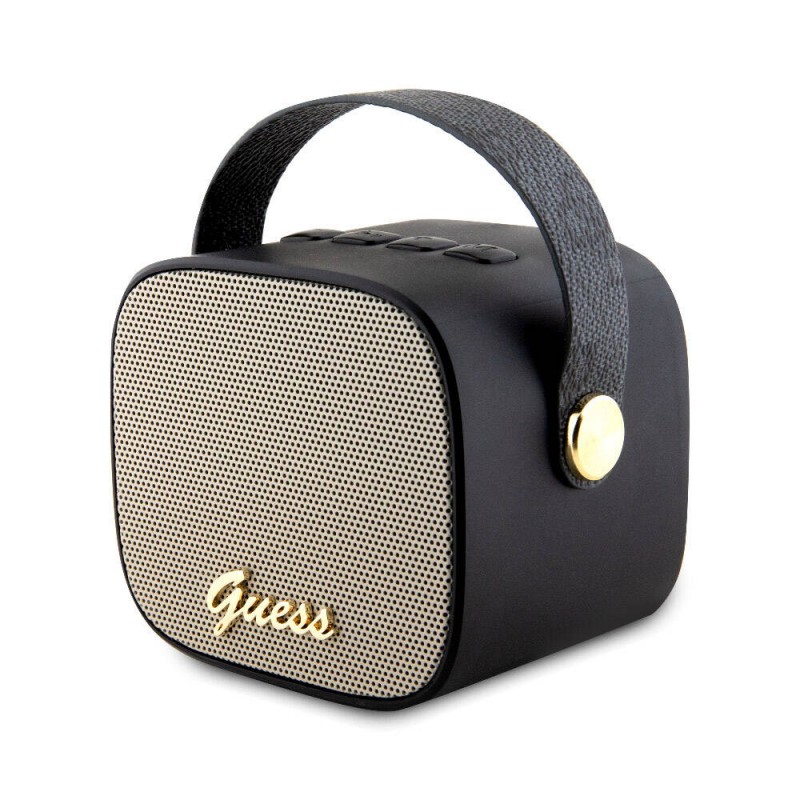 Guess Orjinal Lisanslı Askılı PU Deri Yazı Logolu 5W Bluetooth Speaker