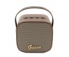 Guess Orjinal Lisanslı Askılı PU Deri Yazı Logolu 5W Bluetooth Speaker