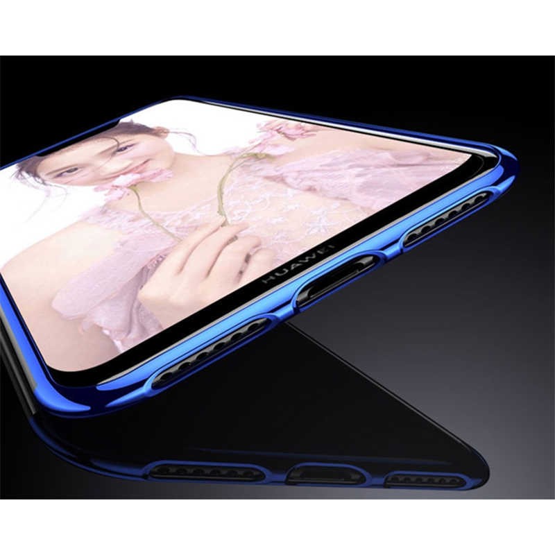 Huawei Mate 20 Pro Kılıf Zore Dört Köşeli Lazer Silikon Kapak