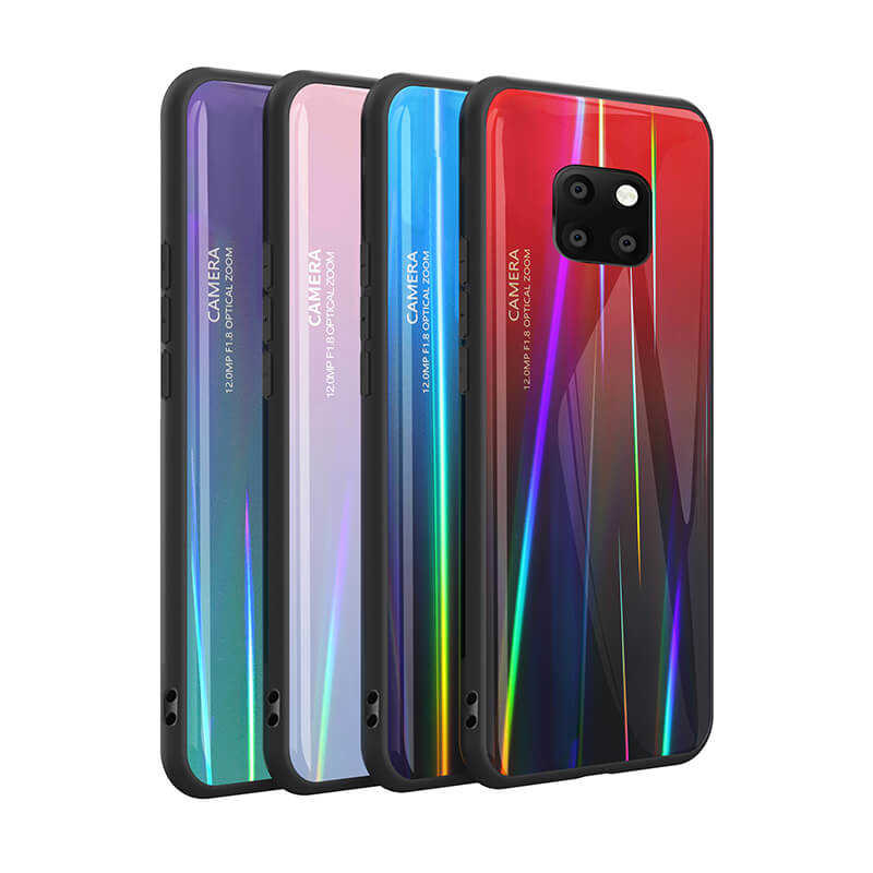 Huawei Mate 20 Pro Kılıf Zore Friz Cam Kapak