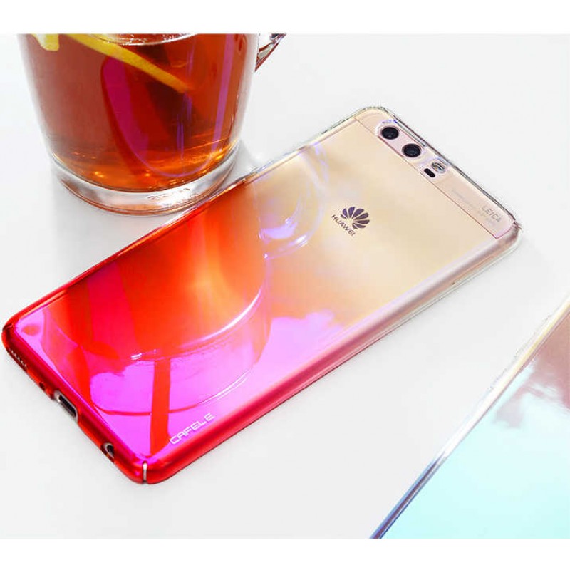 Huawei P10 Kılıf Zore Renkli Transparan Kapak