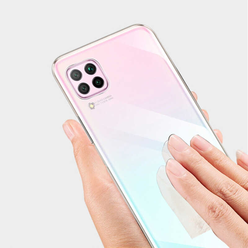 Huawei P40 Lite Kılıf Zore Süper Silikon Kapak