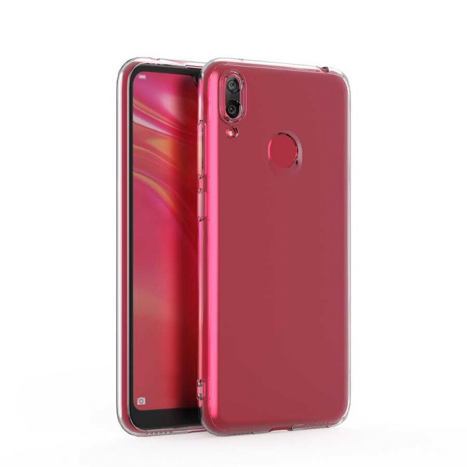 Huawei Y7 Prime 2019 Kılıf Zore Kamera Korumalı Süper Silikon Kapak