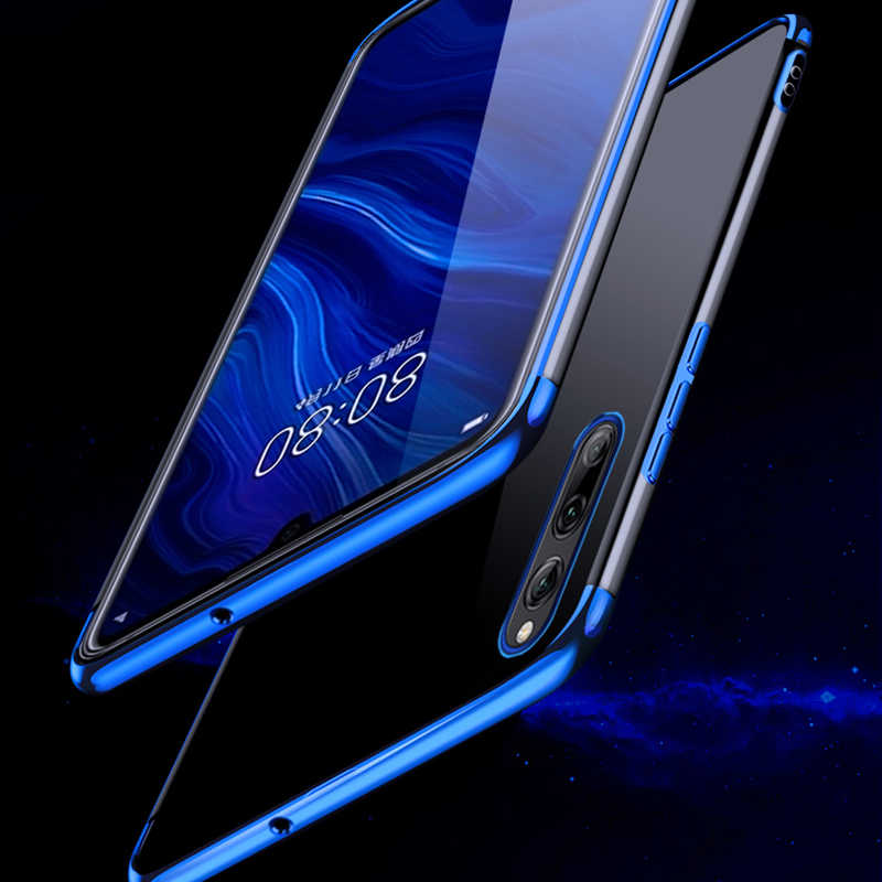 Huawei Y9 Prime 2019 Kılıf Zore Dört Köşeli Lazer Silikon Kapak