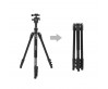 Jmary KT3255NB30 3 Kademeli 164.5cm Fonksiyonel Ayrılabilir Monopod Tasarım Başlıklı Tripod