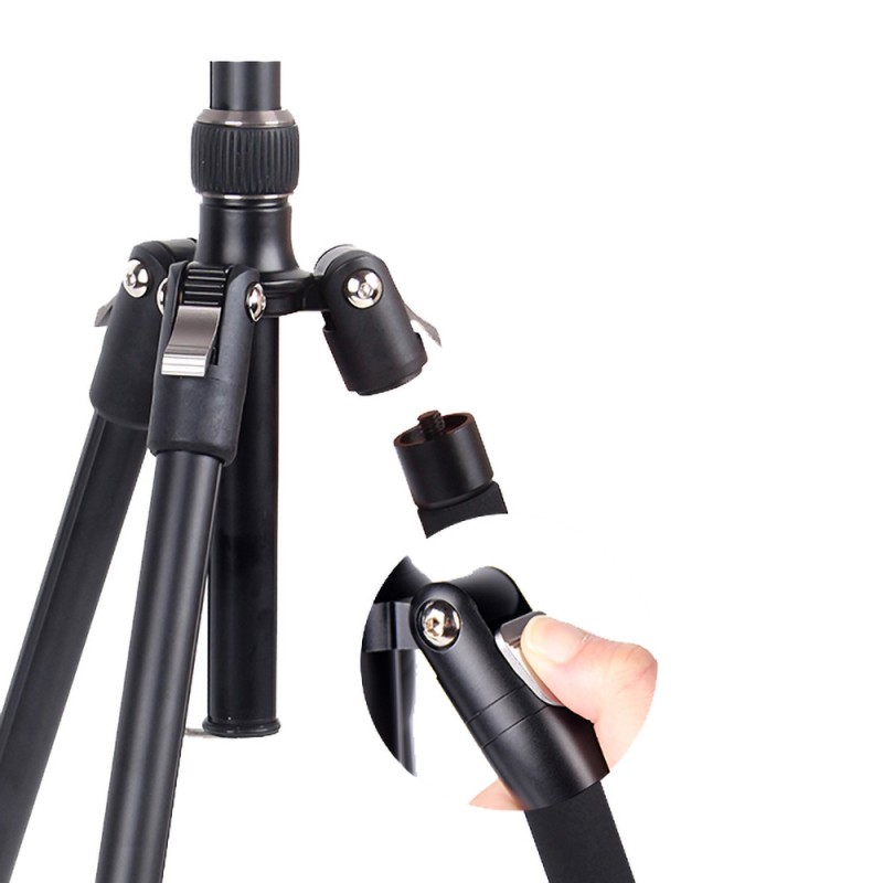 Jmary KT3255NB30 3 Kademeli 164.5cm Fonksiyonel Ayrılabilir Monopod Tasarım Başlıklı Tripod