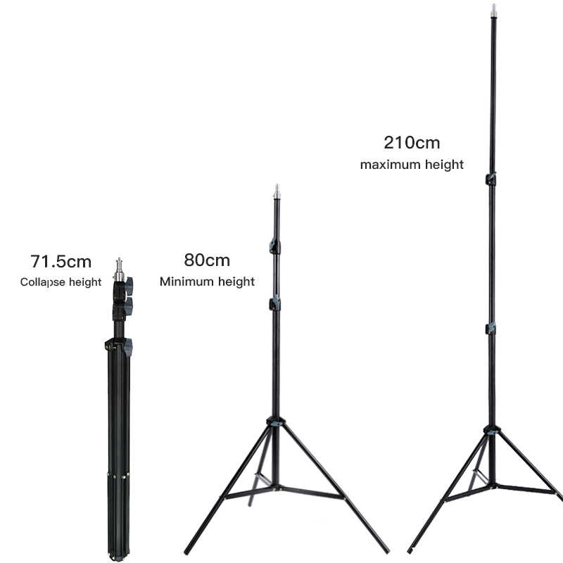 Jmary MT-75 Tripod 3 Kademeli Yükseklik Ayarlı Katlanabilir Kompakt Tasarım 210 cm