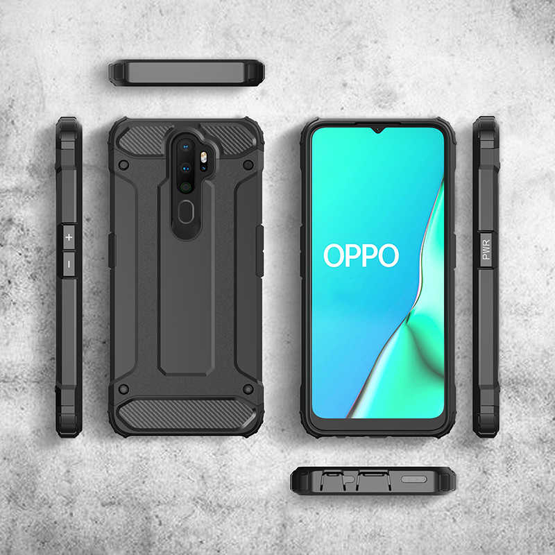 Oppo A5 2020 Kılıf Zore Crash Silikon Kapak